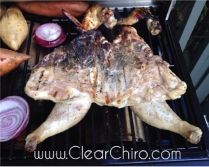 How to grill a whole chicken