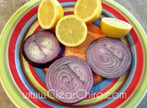 Grilled Onions and Lemons