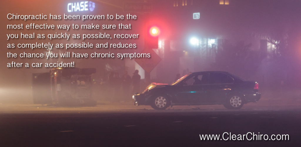 pain relief from auto accident with chiropractic care