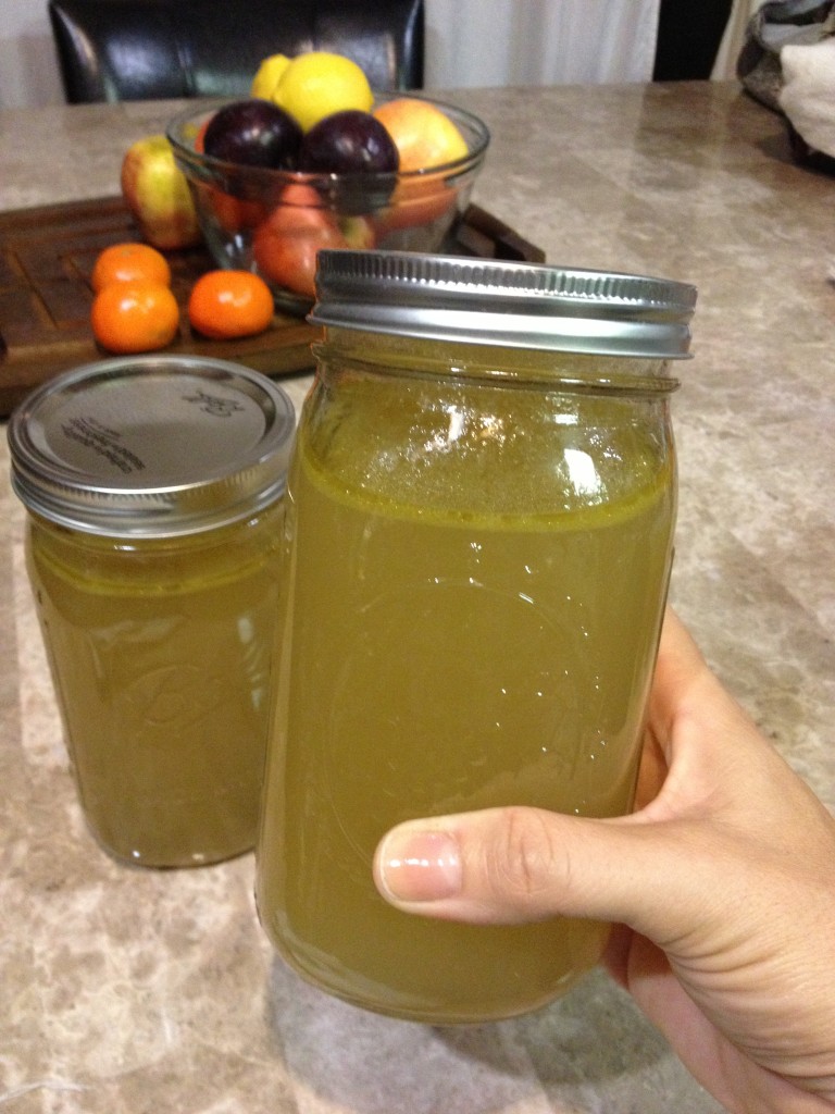 bone broth in jar
